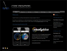 Tablet Screenshot of codefrontiers.com